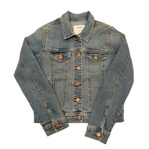 Old Navy Boys/Girls Medium Wash Denim Jacket Size L (10-12) EUC